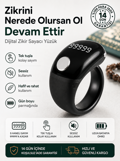 EMORA Zikir matik Dijital Zikir Sayacı Yüzük